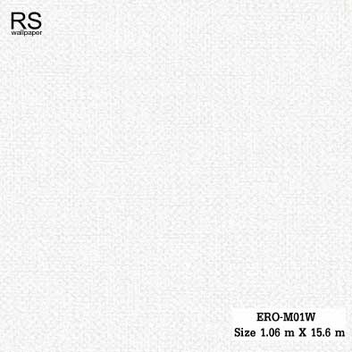 วอลเปเปอร์ ลายผ้าสีครีมอมน้ำตาลอ่อน มีกลิตเตอร์ ERO-M01W