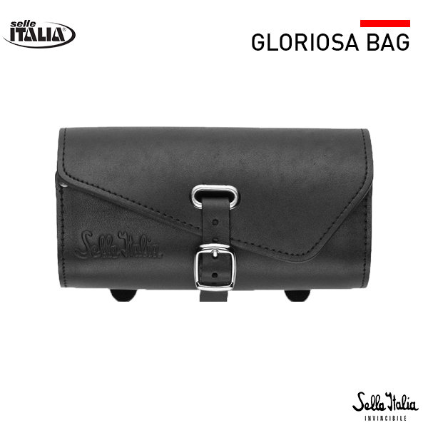 กระเป๋าติดใต้อานจักรยาน SELLE ITALIA GLORIOSA BAG, ทำจากหนังแท้