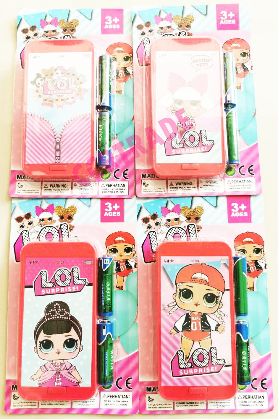 โทรศัพท์ LOL มีเสียง+ถ่านแผง 17 ซม.