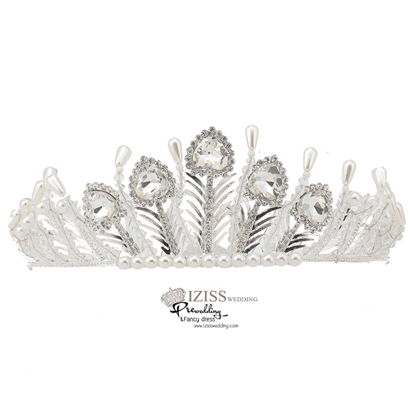 AC011 **พรีออเดอร์**ชุดเทียร่า มงกุฎเพชร ชุดเครื่องประดับเจ้าสาวสวยหรูดุจเจ้าหญิง