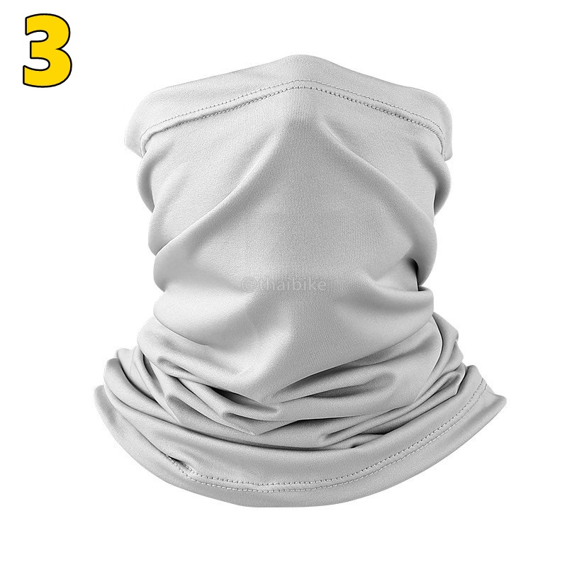 ปั่นจักรยาน ตกปลารุ่นเย็บขอบ ผ้าคลุมหัวทั้งใบ ผ้าบัฟแบบลาย กันแดด กันฝุ่น เช็ดเหงื่อ ผ้ากันเหงื่อ ลายสวย ลายพราง