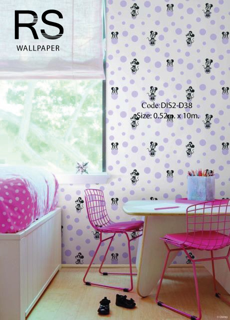 วอลเปเปอร์ลายการ์ตูนดิสนีย์ MINNIE DIS2-D38
