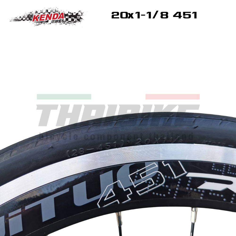 ยางนอกจักรยาน 20นิ้ว แบบ 451 Kenda K1018 bicycle tire 20x1-1/8 28-451