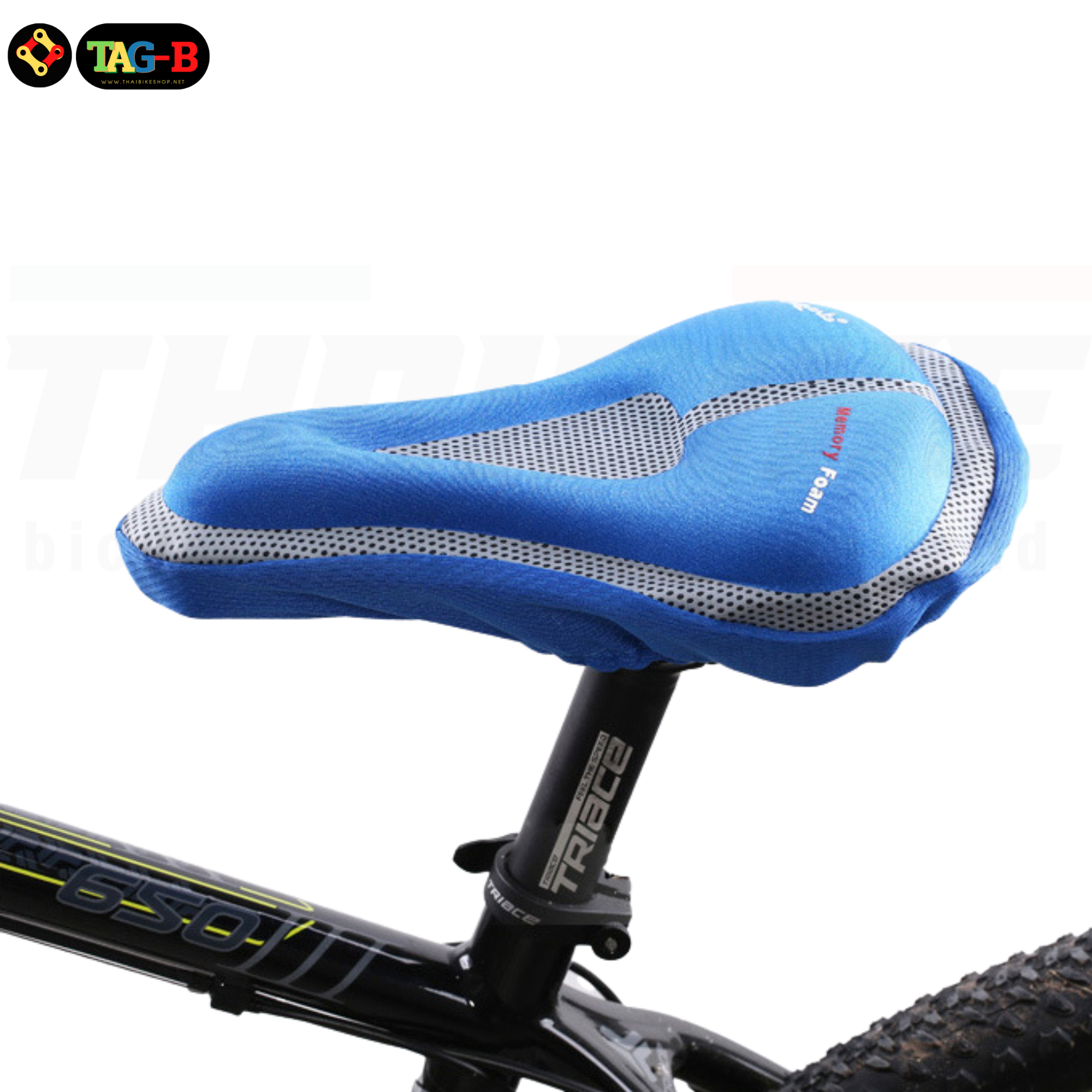 เบาะเจลแท้ครอบอานจักรยานเพิ่มตความนุ่มแก้ปัญหาการชา CHAUNT GELTECH