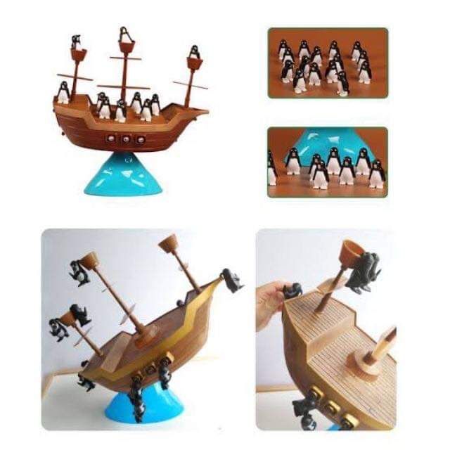 เกมแพนกวินเมาเรือ เกมแพนกวินตกเรือ‼️ค่าส่งถูก♥️ พร้อมส่งคะ