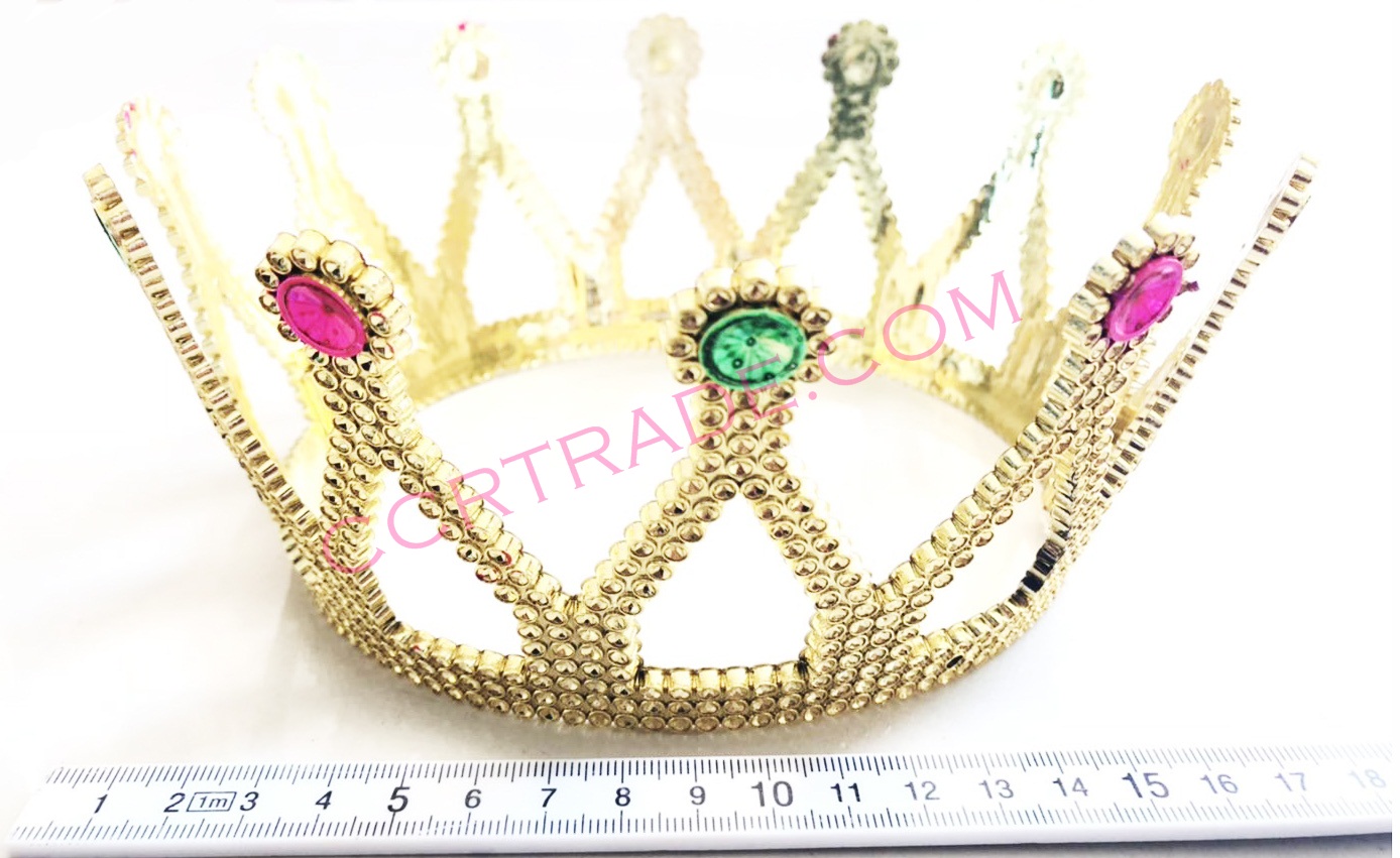 มงกุฎราชินี คละสีเงินทอง (Free size)