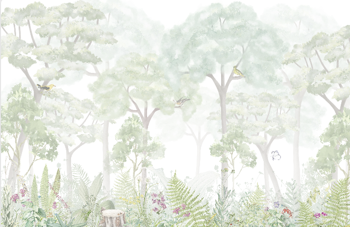 วอลเปเปอร์ห้องเด็ก ลายการ์ตูน (สั่งผลิต)