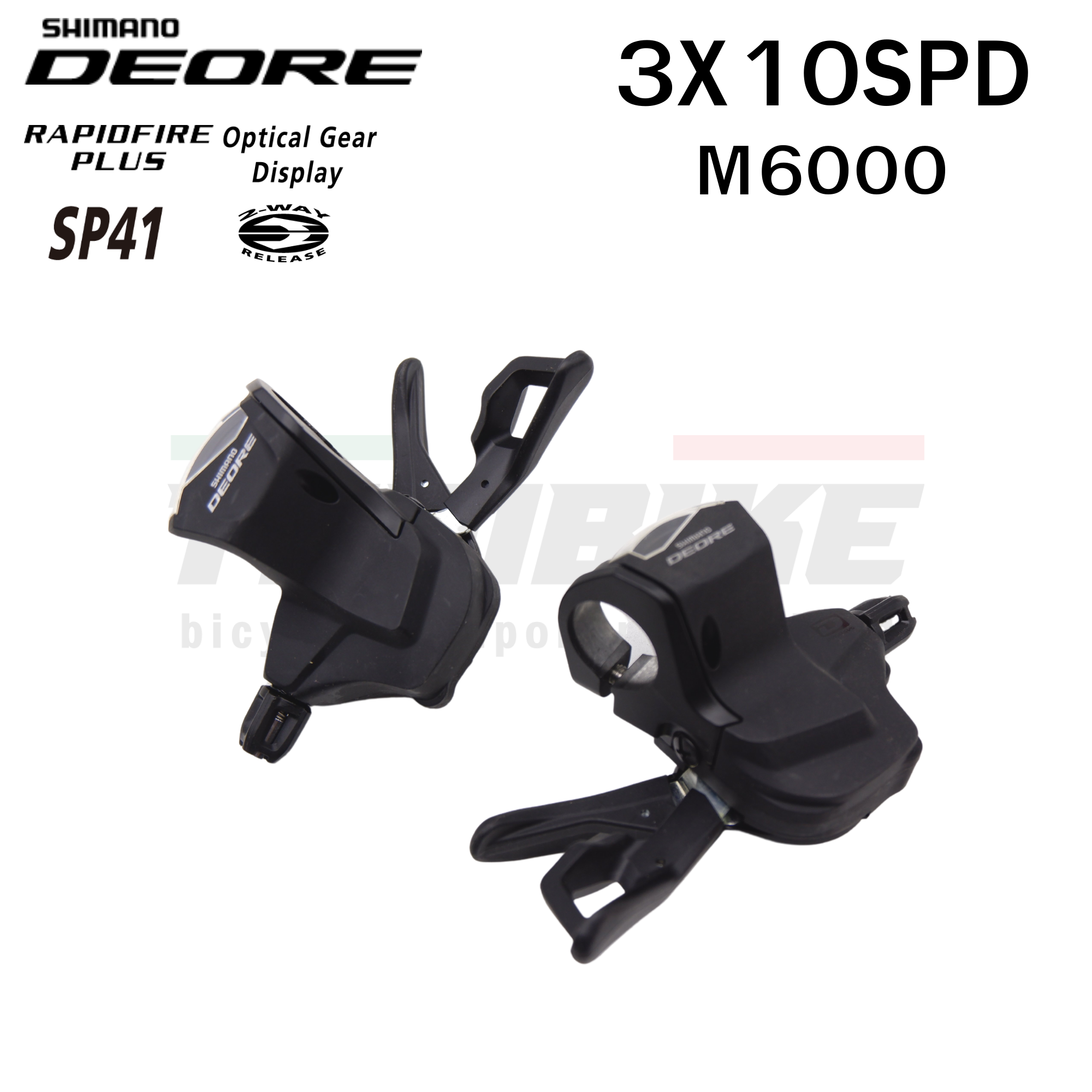 มือเกียร์จักรยาน SHIMANO DEORE, SLM6000 ซ้าย+ขวา 3X10SPD