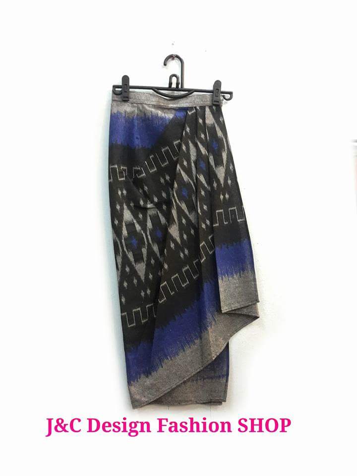 ผ้าถุงผ้าฝ้ายหมักโคลนหนานุ่มตัดสำเร็จ ไม่ตัดต่อตีน #ผ้าลายมัดหมี่ #ผ้าถุงตัดสำเร็จแบบป้ายเลื่อนตะขอสามารถเลื่อนได้ไม่เสียทรง อ้วนผอมใส่ได้