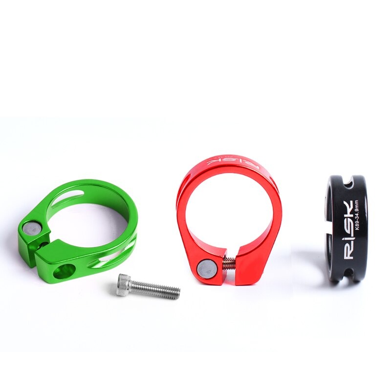 รัดหลักอานจักรยานแบบปลดช้า ขันน็อต RISK ขนาด 28.6 30.9 34.9