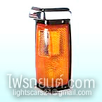 ไฟเลี้ยวมุม NISSAN BIG-M ขอบชุบ/ ฝาเหลือง NISSAN 720 1986 Corner Lamp/Chrome Plate/Amber len คุณภาพดี งานส่งออก