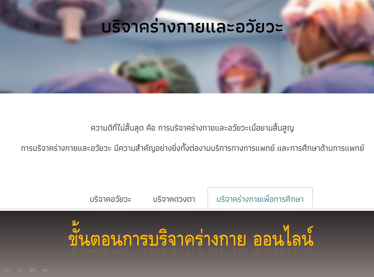 วิธีทำบุญ ต่อชะตา บริจาคอวัยวะ ร่างกาย ผ่านอินเตอร์เน็ต สะดวก ง่าย พร้อมสิทธิประโยชน์ที่จะได้รับ ที่ไม่ค่อยมีคนรู้