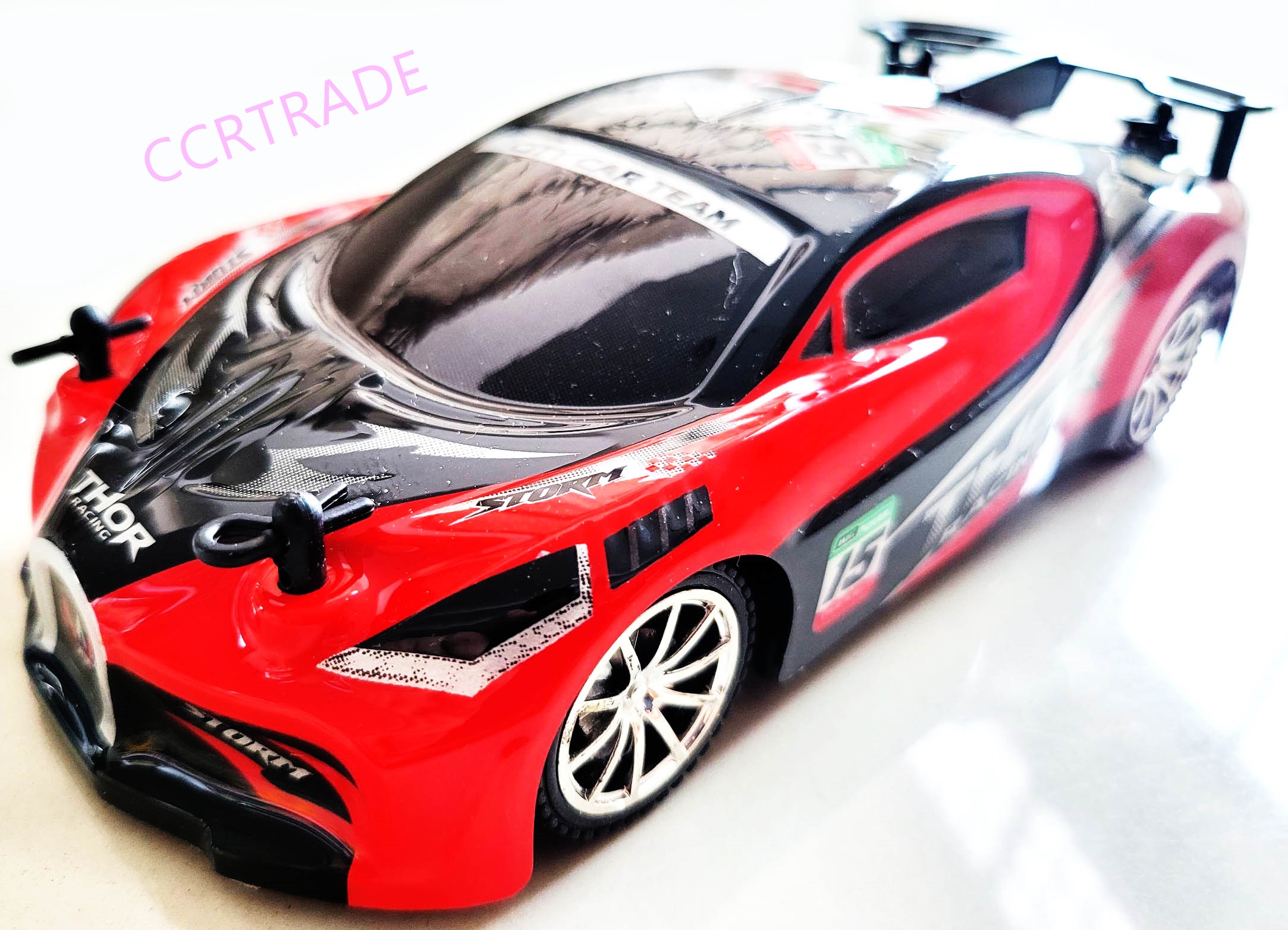 รถดริฟคิงส์บังคับไร้สาย+รีโมทกล่อง 13x28.5 ซม.(งานห้าง)(1x3)