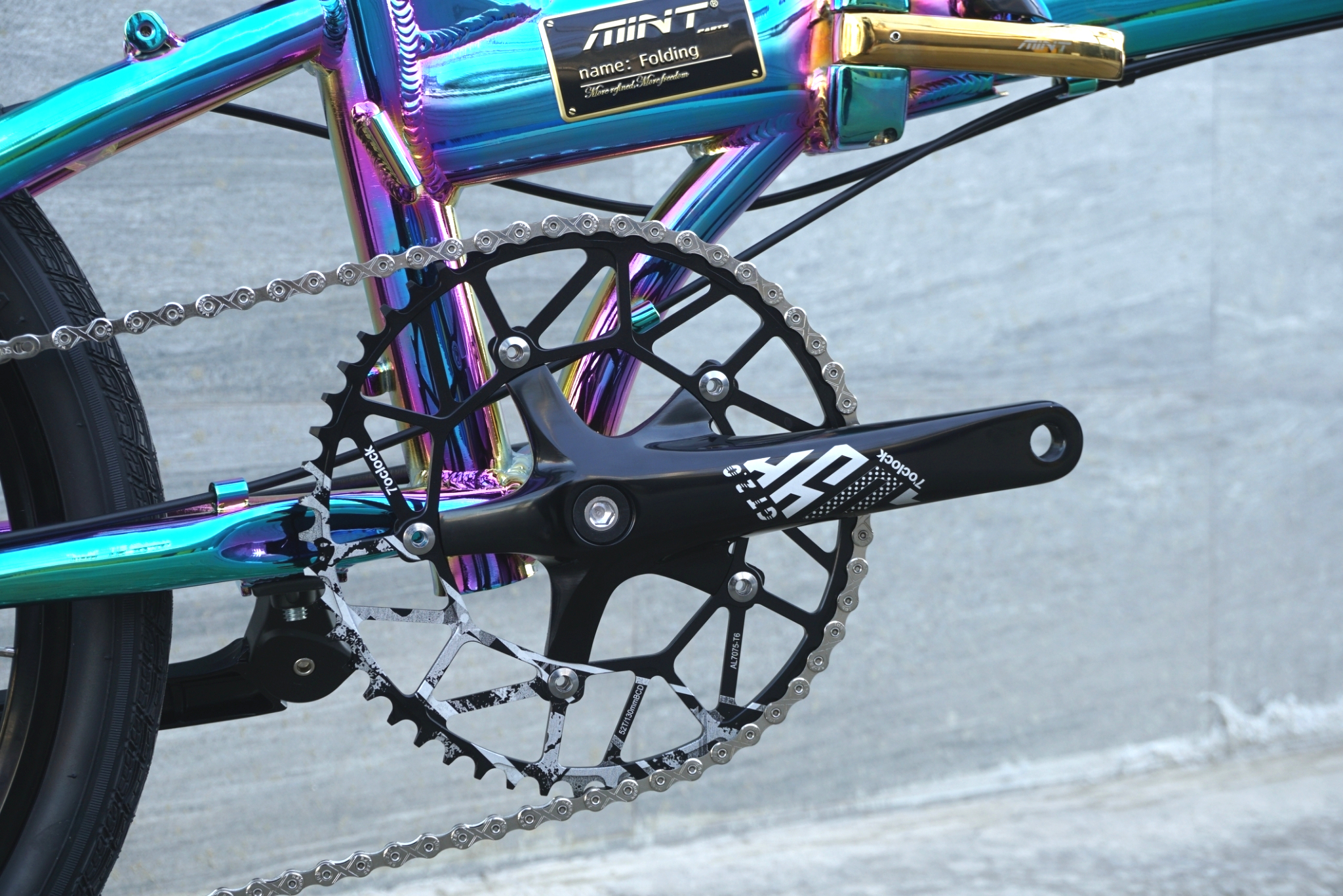 MINT : T9-20" จักรยานพับได้ เฟรมอลูมิเนียม 9 สปีด ดิสเบรก เบาเพียง 10.9 กก