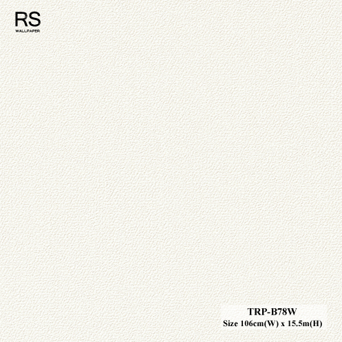 วอลเปเปอร์สีขาวอมครีม TRP-B78W