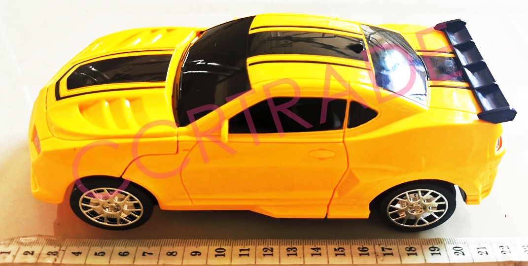 รถแปลงร่างหุ่นยนต์กล่อง มีเสียง มีไฟ 11.5x24 ซม.(1x3)