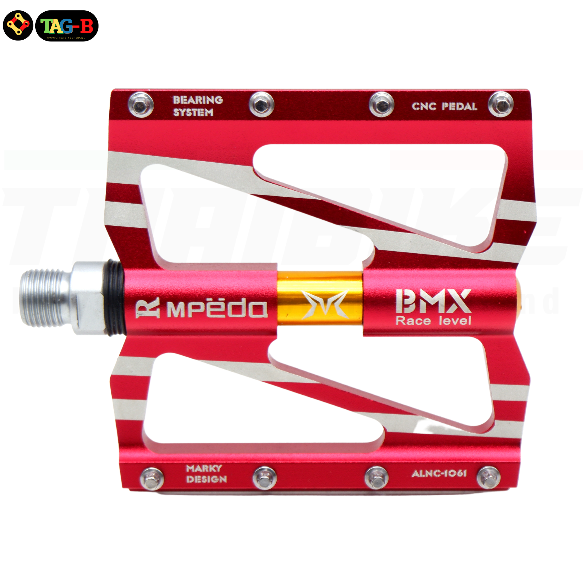 บันไดจักรยานอลูมิเนียมขึ้นรูปชิ้นเดียว MPEDA ALNC-1061 แข็งแรง ขนาดใหญ่