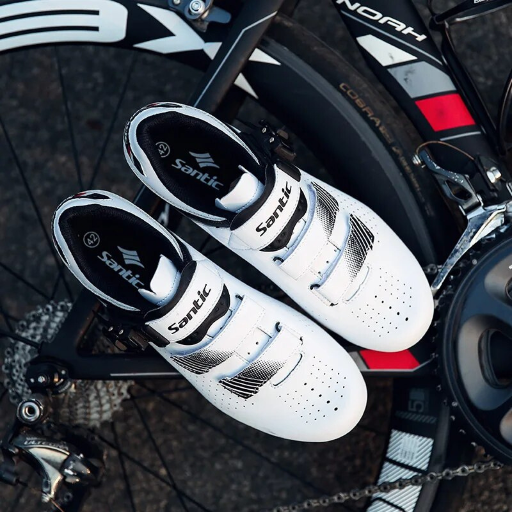 รองเท้าคลีตปั่นจักรยานเสือหมอบ Santic รุ่น WS20012