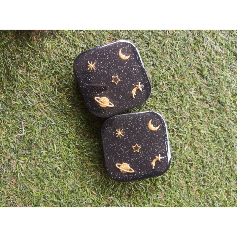 กล่องใส่รี ลายดวงดาว สี่เหลี่ยม galaxy พร้อมส่งจากไทย