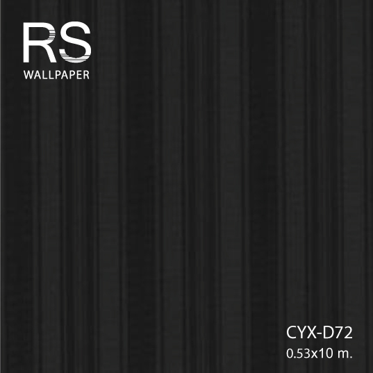 วอลเปเปอร์ลายทาง สีดำ CYX-D72