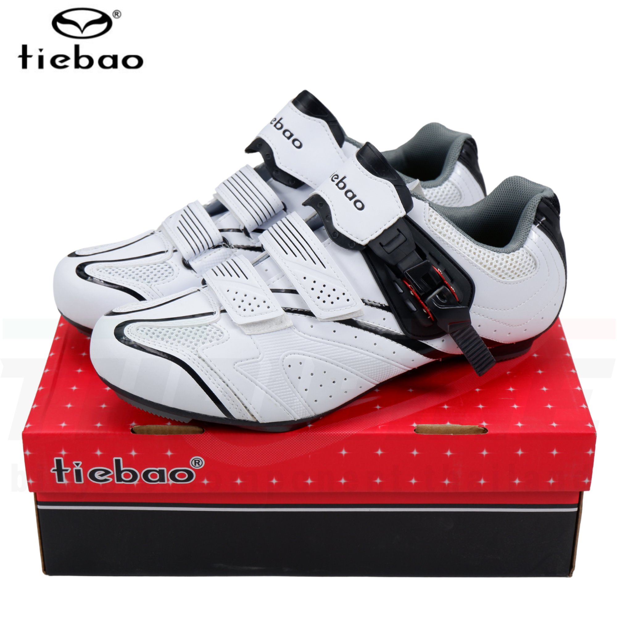 รองเท้าเสือหมอบ TIEBAO BL2712 ใส่ได้ทั้งคลีทหมอบและภูเขา แถมฟรีแผ่นคลีต