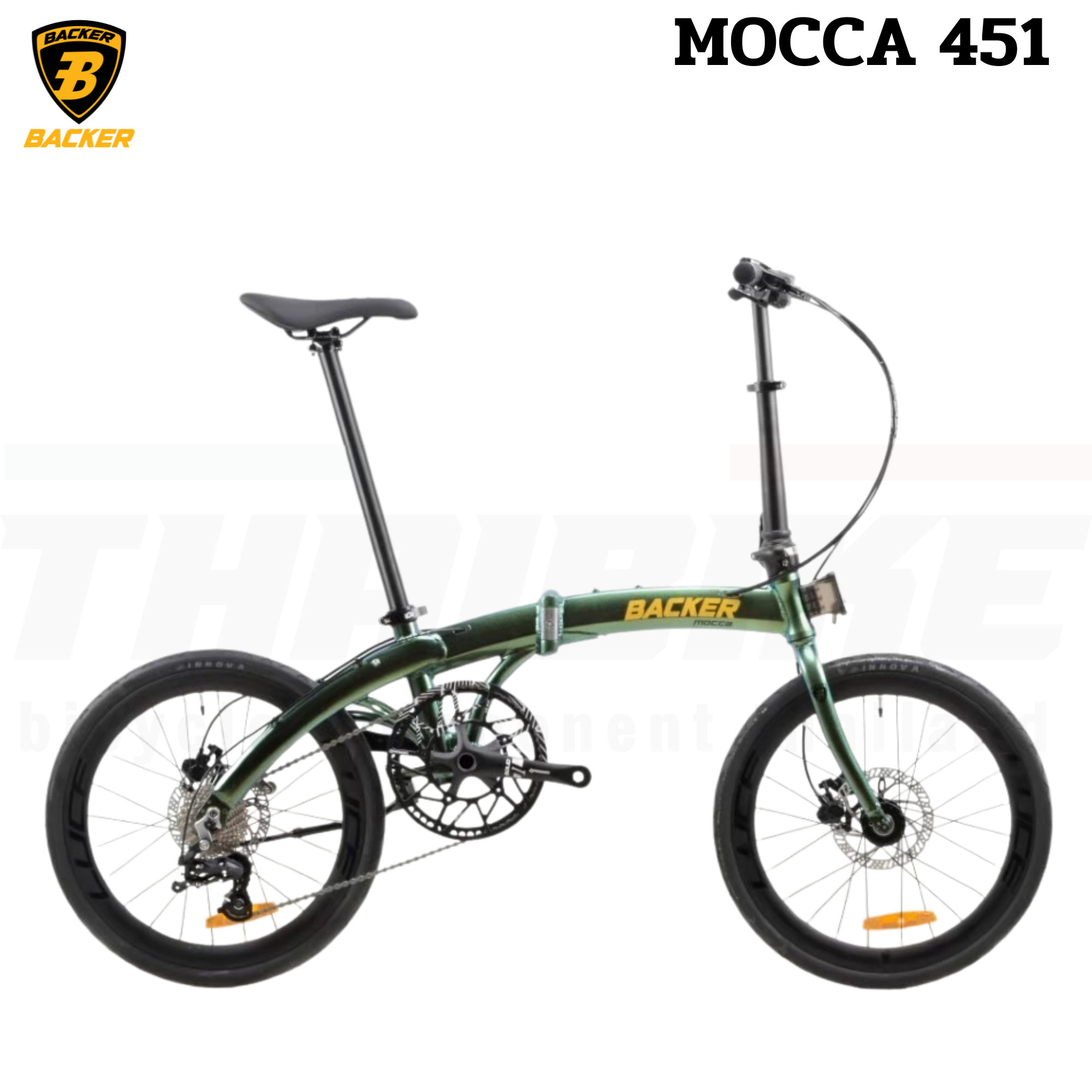 รถจักรยานพับอลูมิเนียม BACKER MOCCA 20นิ้ว 451