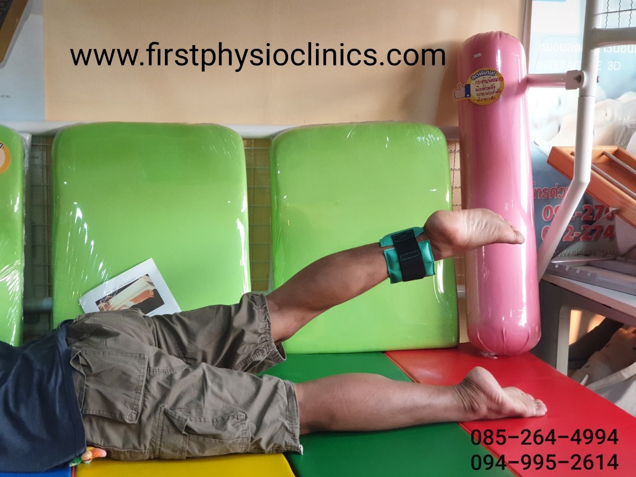 ถุงทรายถ่วงน้ำหนัก 0.5 kg. ถุงทรายออกกำลังกายแขน ขา 0.5Kg/ Sandbag/wight cuff