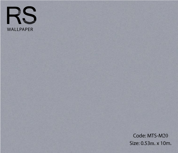 วอลเปเปอร์พื้นเรียบสีเทาอมสีฟ้า MTS-M20