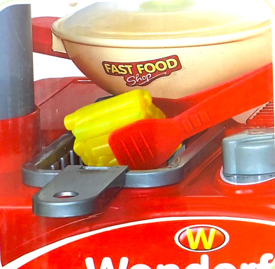 ชุดซุ้มขายอาหารฟ้าดฟู๊ด+แคชเชียร์กล่องใหญ่