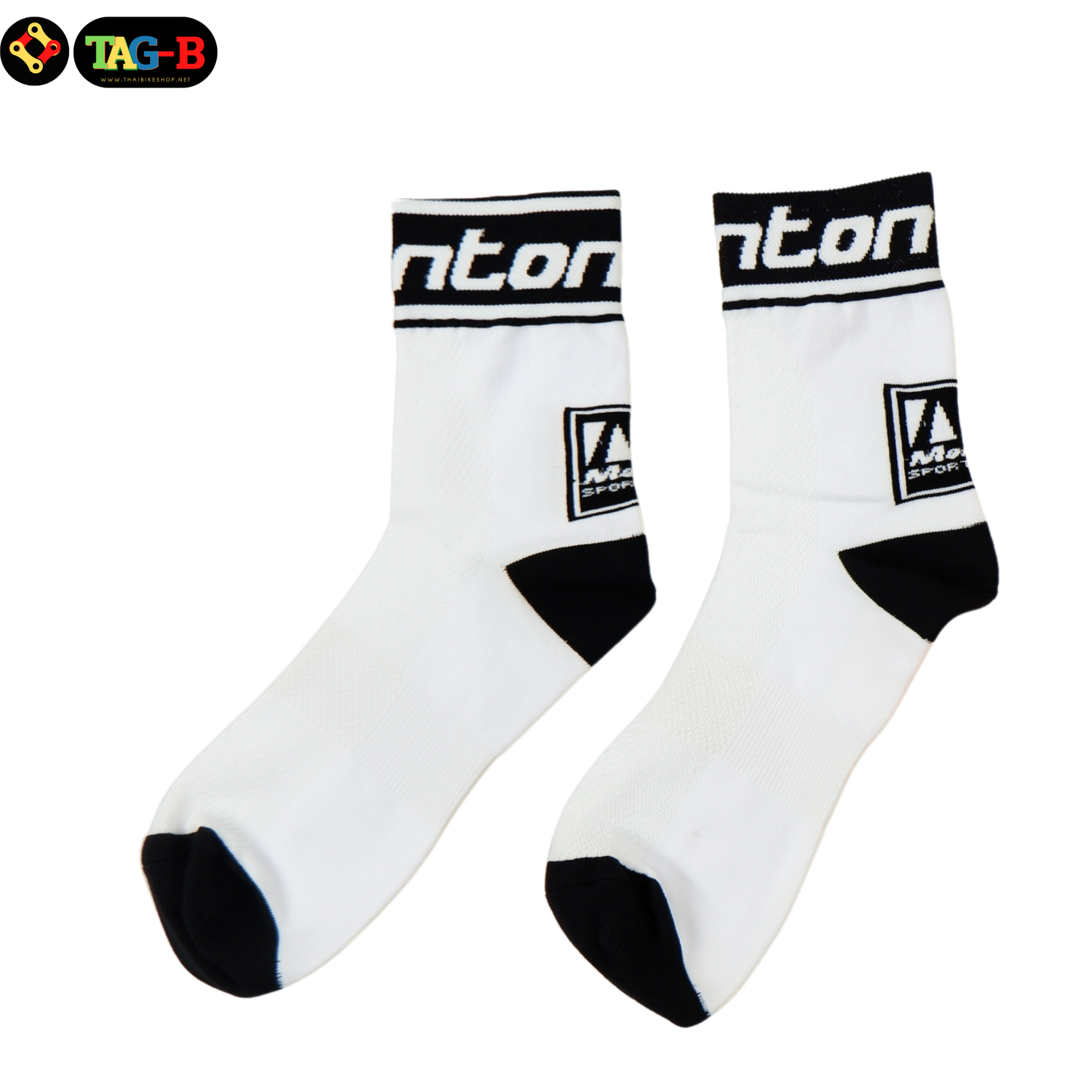 ถุงเท้าปั่นจักรยานเสือหมอบ MONTON ถุงเท้าวิ่ง