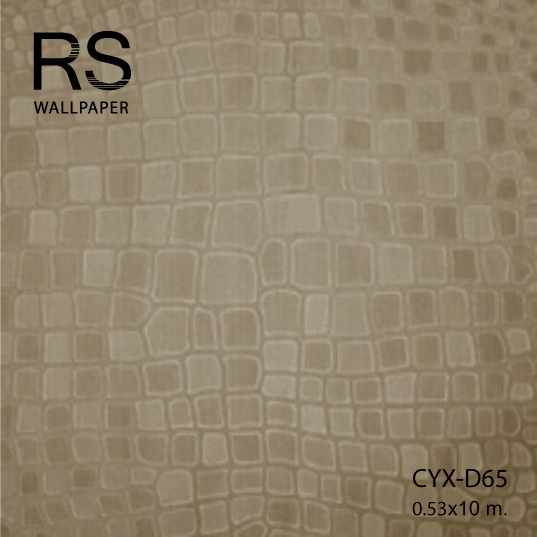 วอลเปเปอร์ลายหนัง สีทอง CYX-D65