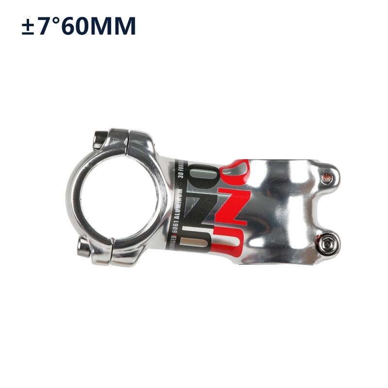 สเต็มจักรยานอลูมิเนียม สีเงิน UNO +-7 แบบ over (31.8)