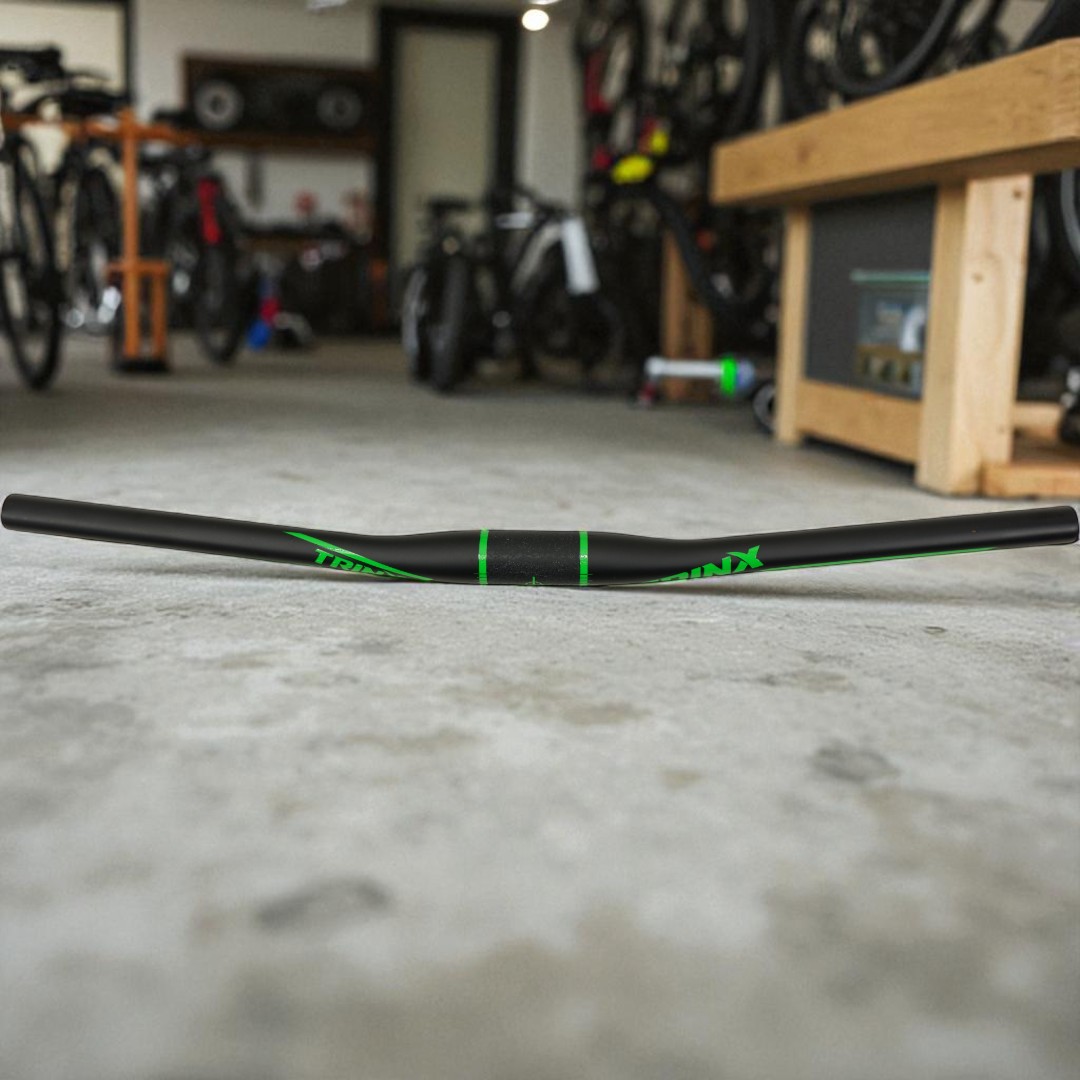TRINX Carbon Flat Bar — แฮนด์จักรยานเสือภูเขา ไฮบริด คาร์บอน MTB/ไฮบริด ดำด้าน