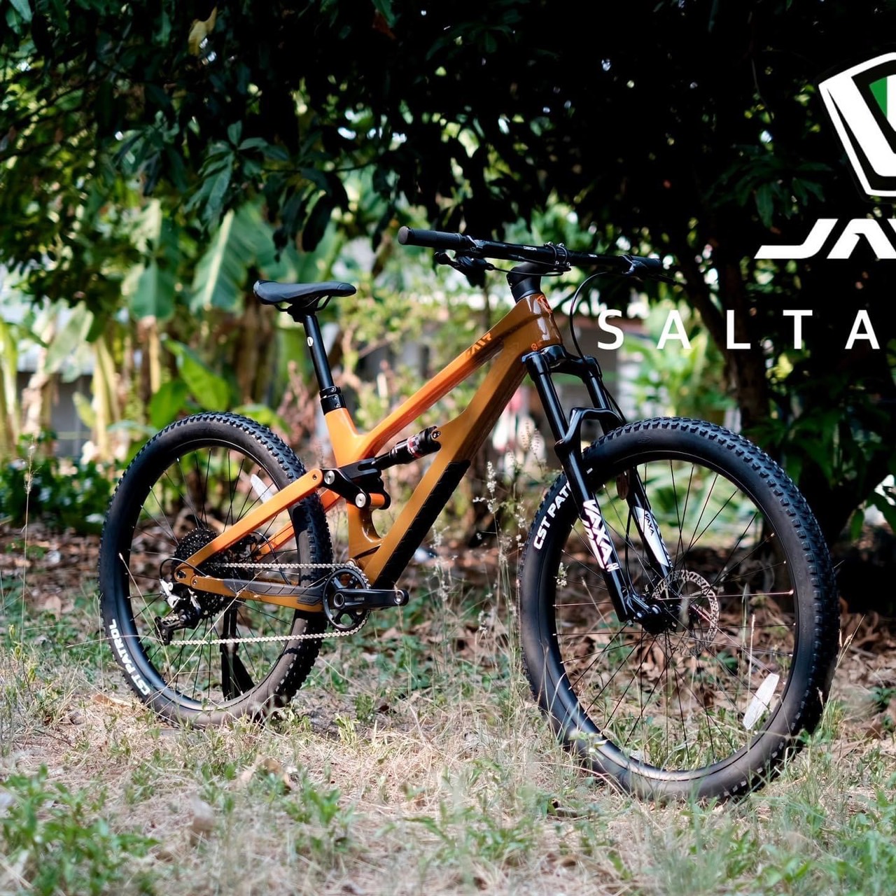 รถจักรยานเสือภูเขาคาร์บอน JAVA SALTAFOSSI Fullsuspension 27.5 SHIMANO 12SPD