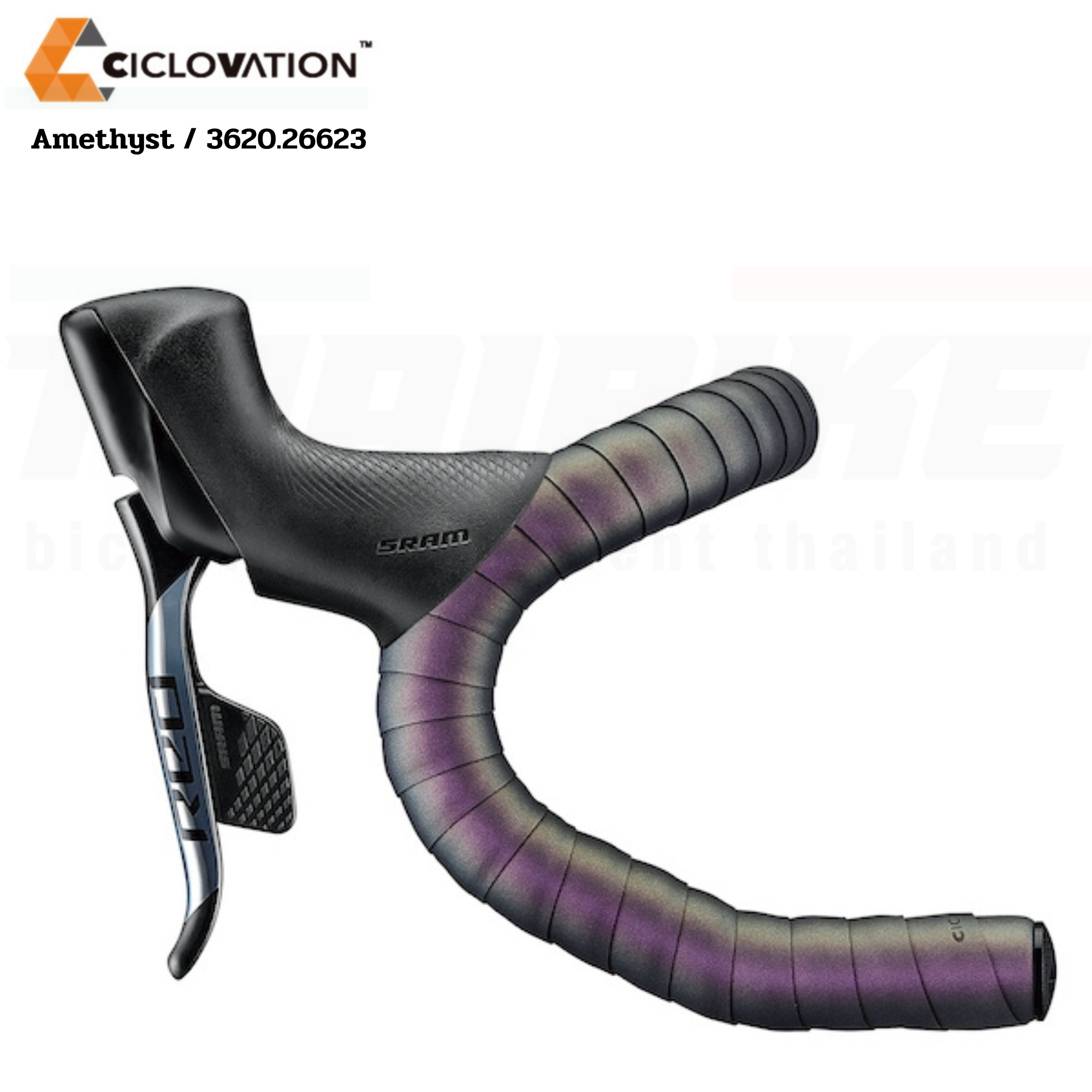 ผ้าพันแฮนด์จักรยานเสือหมอบ CICLOVATION Advanced Poly Touch Cosmic Haze