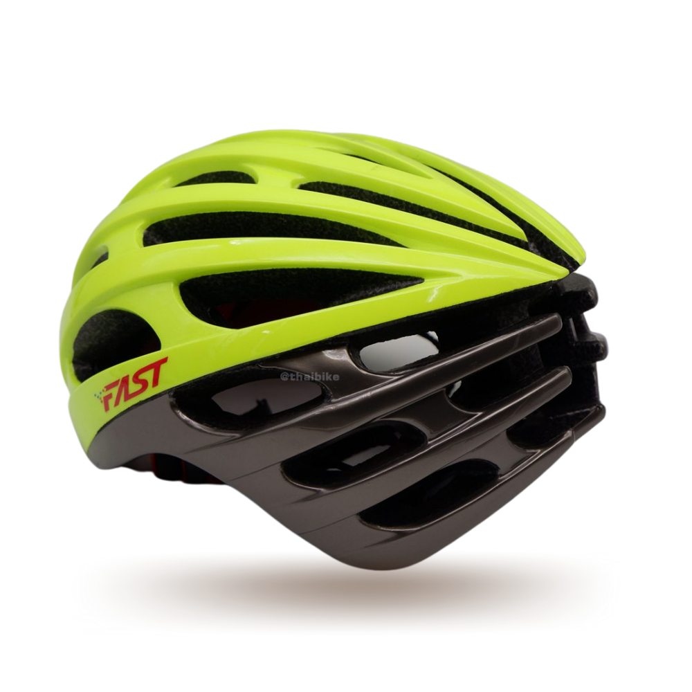 หมวกกันน็อคจักรยาน FASTBIKE N-LITE D-GROUP 02 มีแว่นในตัว เก็บแว่นได้