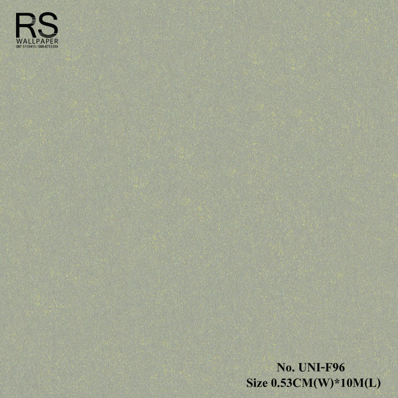 วอลเปเปอร์ติดผนัง พื้นสีทองปนเขียวอ่อน No.UNI-F96