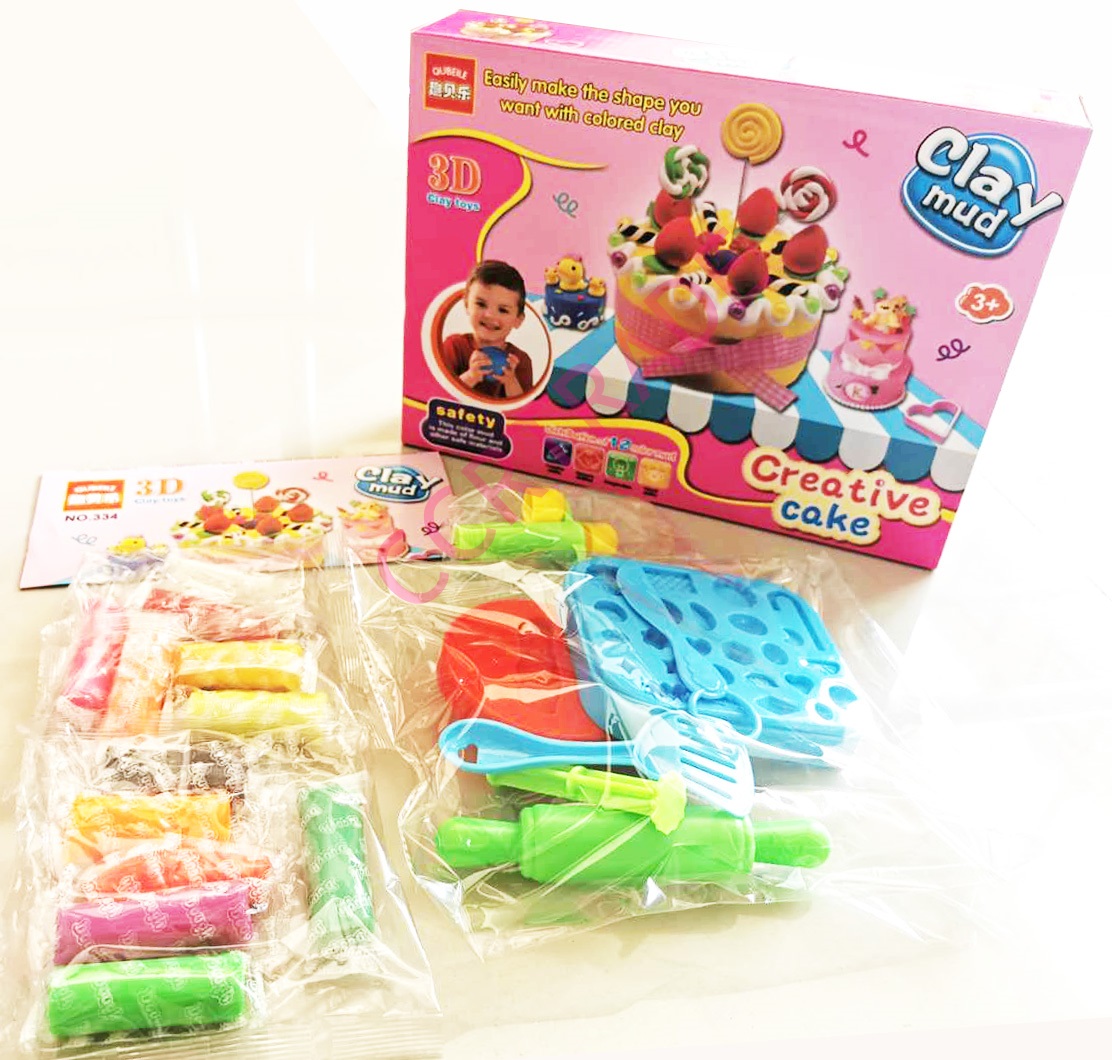 ชุดแป้งโดทำอาหาร 12 สี+อุปกรณ์กล่องจัมโบ้ 21x27.5 ซม.(1x3)