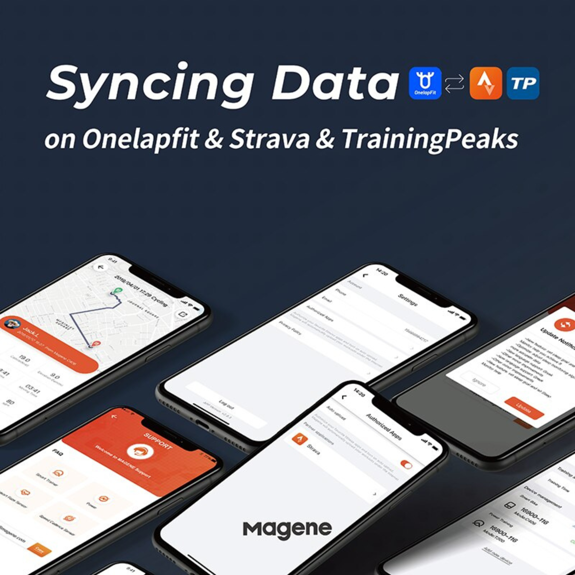 ไมล์จักรยานแบบ GPS Magene C406 GPS Waterproof จอ 2.5 LCD Display Waterproof Support Bluetooth Ant