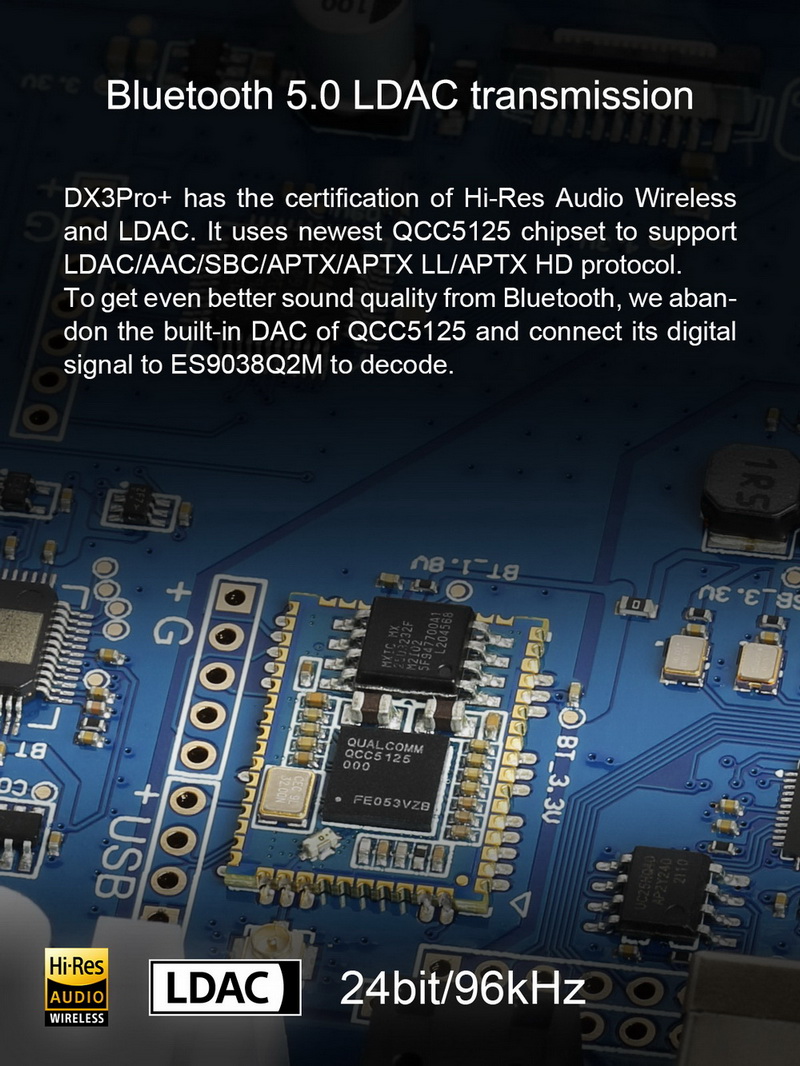 ขาย Topping DX3 PRO+ DAC& ตั้งโต๊ะ รองรับ Dual Hi-Res