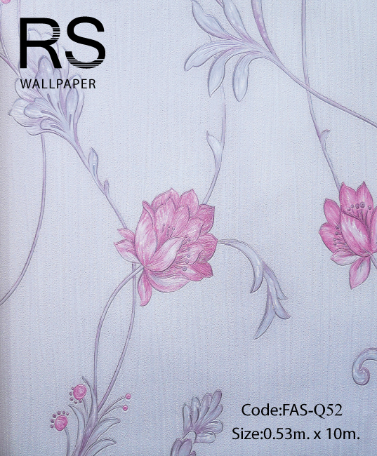วอลเปเปอร์ลายดอกไม้ FAS-Q52