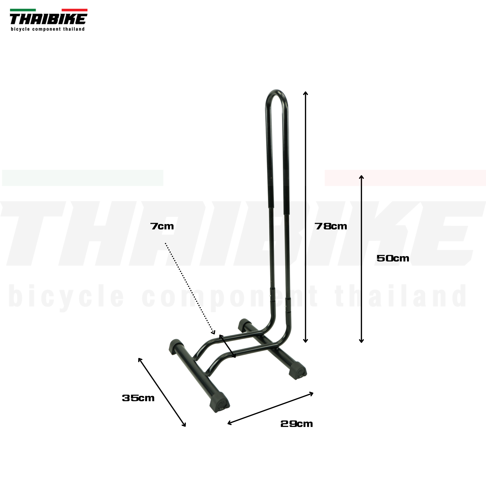ขาตั้งจักรยานตัว L ถอยจอดยี่ห้อ THAIBIKE งานไต้หวัน รองรับล้อ 16-29 700C
