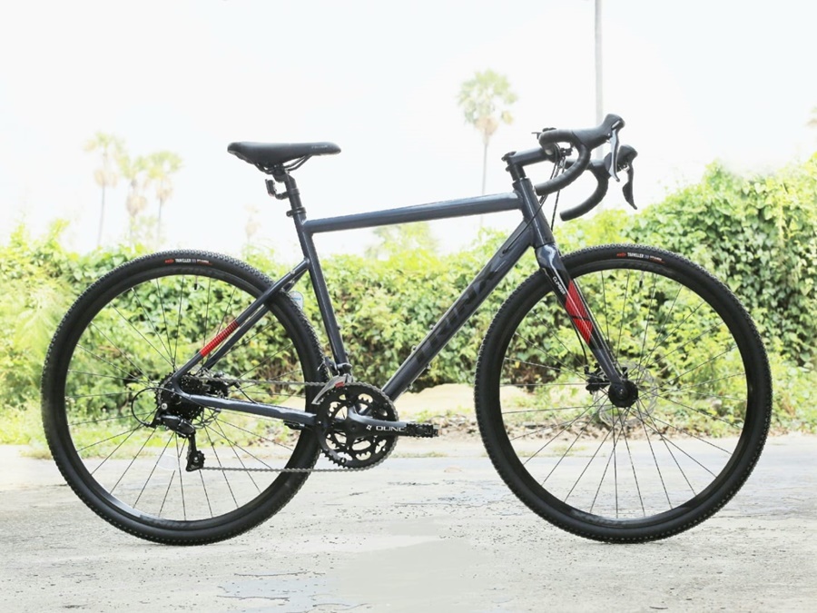 TRINX : CLIMBER 2.3 เสือหมอบ GRAVEL BIKE เฟรมอลูมิเนียม เกียร์ SHIMANO SORA 18 สปีด ดิสเบรกเคเบิ้ล ดุมซีลแบริ่ง