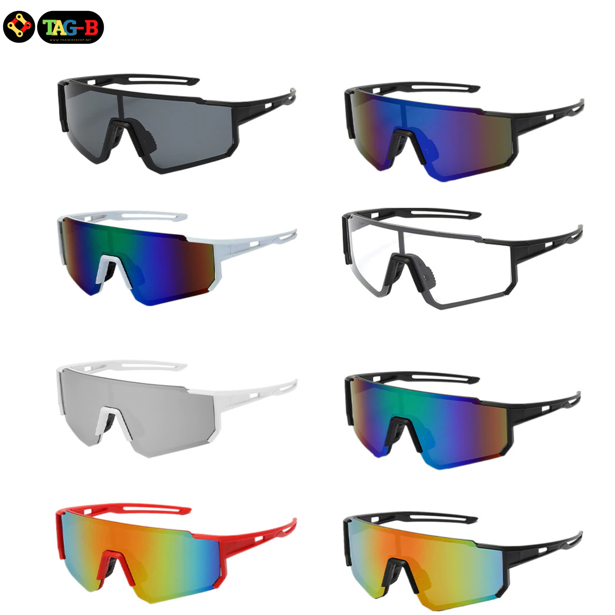 แว่นตาปั่นจักรยาน T-REX รุ่น 9927 กันแดด กันลม กันฝุ่น UV แว่นกันแดด แว่นปั่น