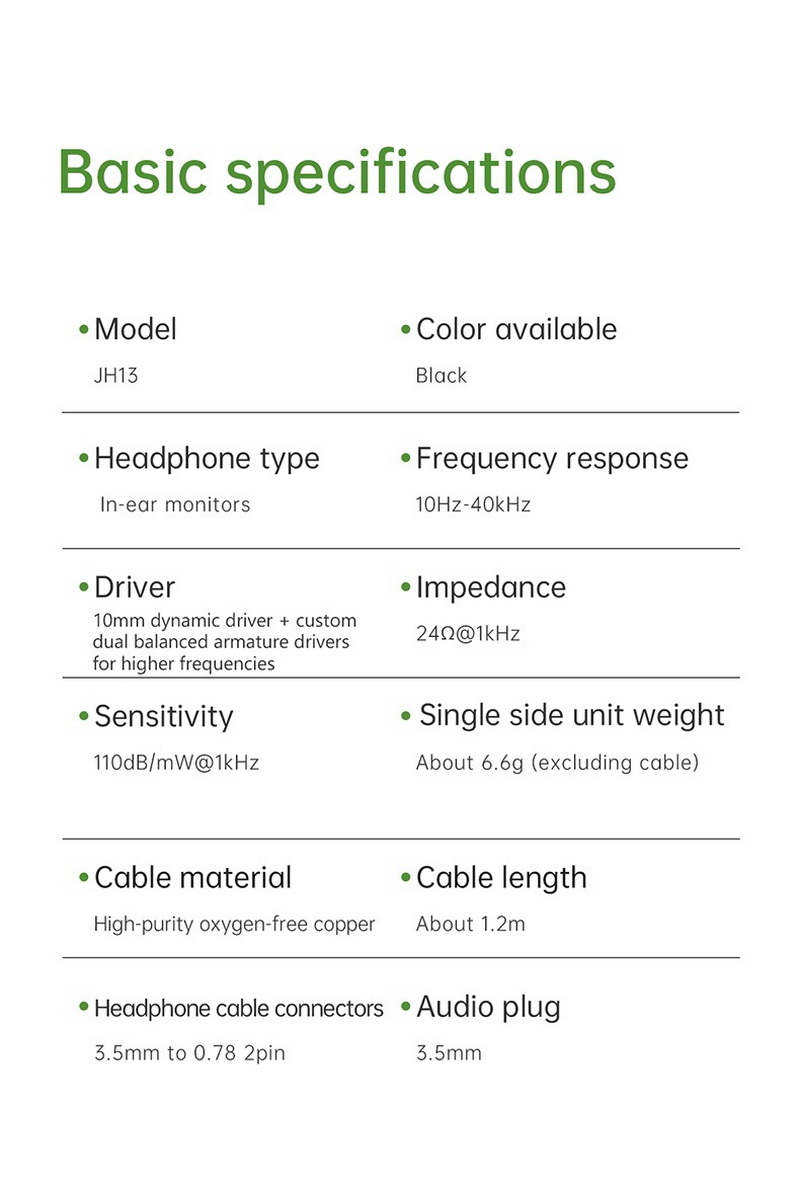 FiiO JadeAudio JH13 หูฟัง IEMs 3 ไดรเวอร์ 1DD+2BA สำหรับนักฟังเพลงคุณภาพสูง Faceplate ไม้แท้ ดีไซน์หรู ประกันศูนย์ไทย