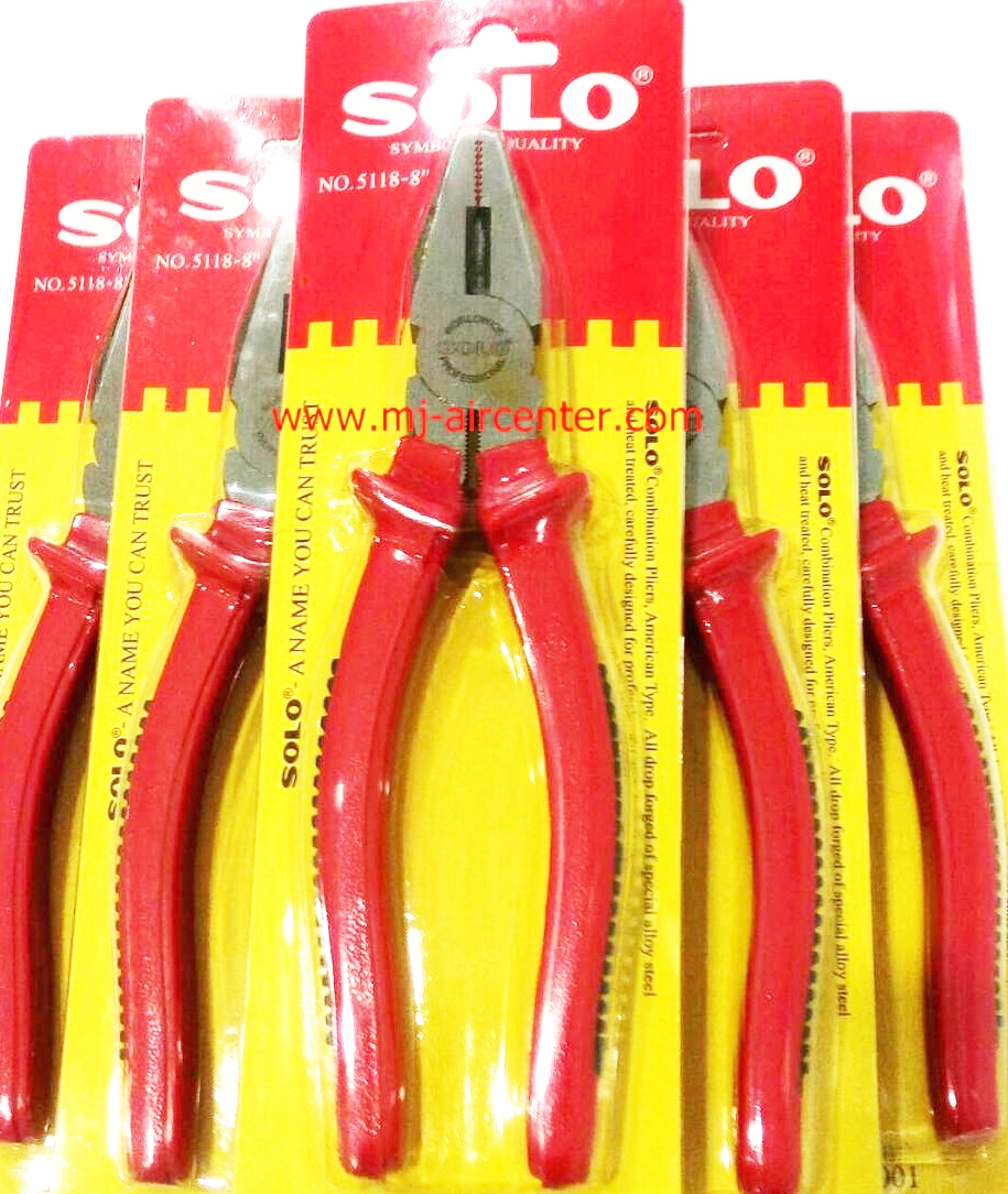 คีมปากจิ้งจก SOLO 8" #98-1
