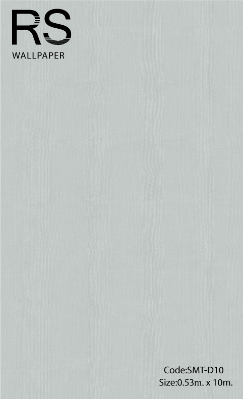 วอลเปเปอร์พื้นเรียบสีฟ้าเทกเจอร์ผ้า SMT-D10