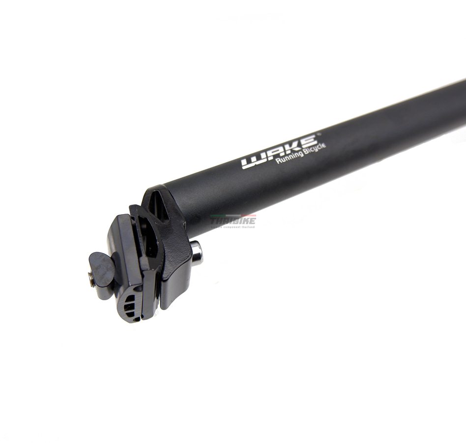 หลักอานจักรยานแบบอลูมิเนียม WAKE ขนาด 27.2 30.9 31.6 ยาว 450มม.