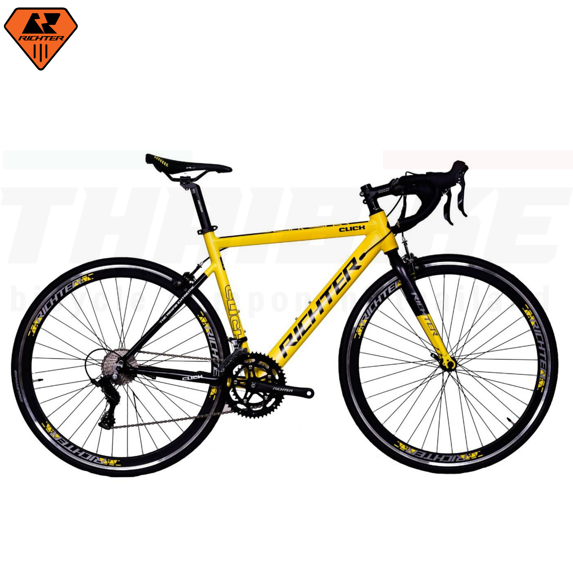 จักรยานเสือหมอบมือตบ RICHTER CLICK อลูมิเนียม 18 เกียร์ แบบมือตบ