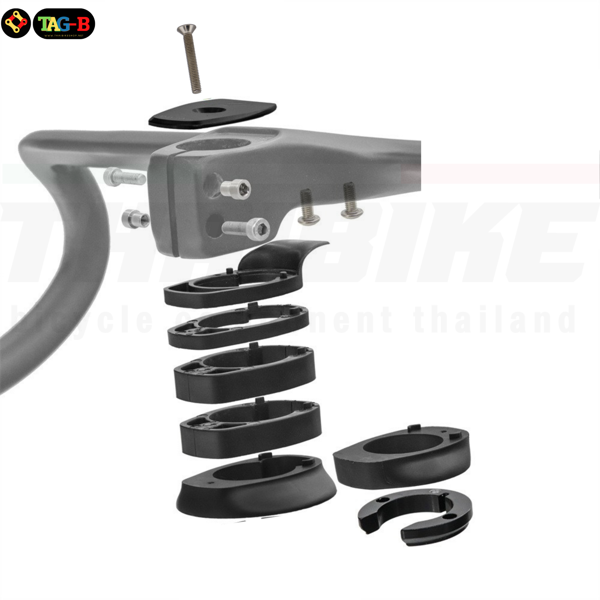 แฮนด์จักรยานเสือหมอบคาร์บอน อินทริเกตุ RPANTAHI รุ่น PRO เมดอินไต้หวัน